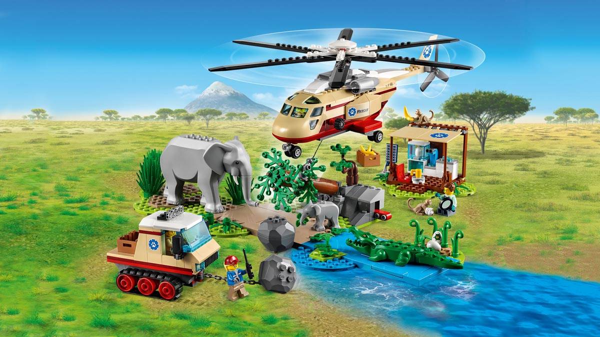 LEGO City Na ratunek dzikim zwierzętom 60302