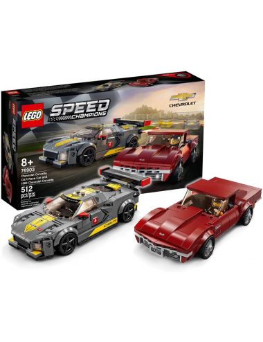 LEGO Speed Champions Chevrolet Corvette C8.R i 1968 76903