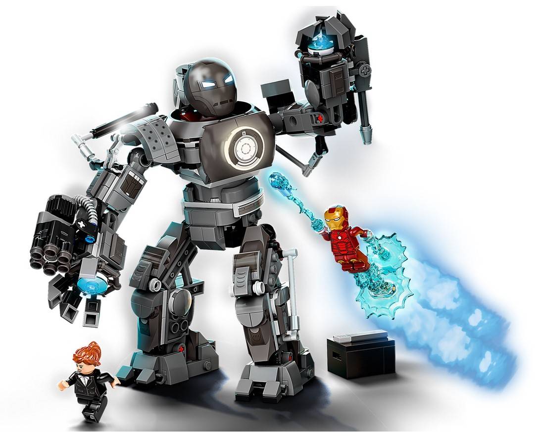 LEGO MARVEL Iron Man Zadyma z Iron Mongerem super heroes 76190
