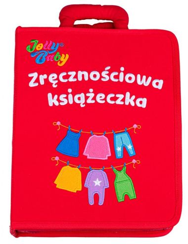 Jolly Baby Zręcznościowa Książeczka Materiałowa PL 80469