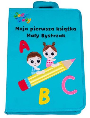 Jolly Baby Moja Pierwsza Książka Mały Bystrzak Materiałowa PL 80472