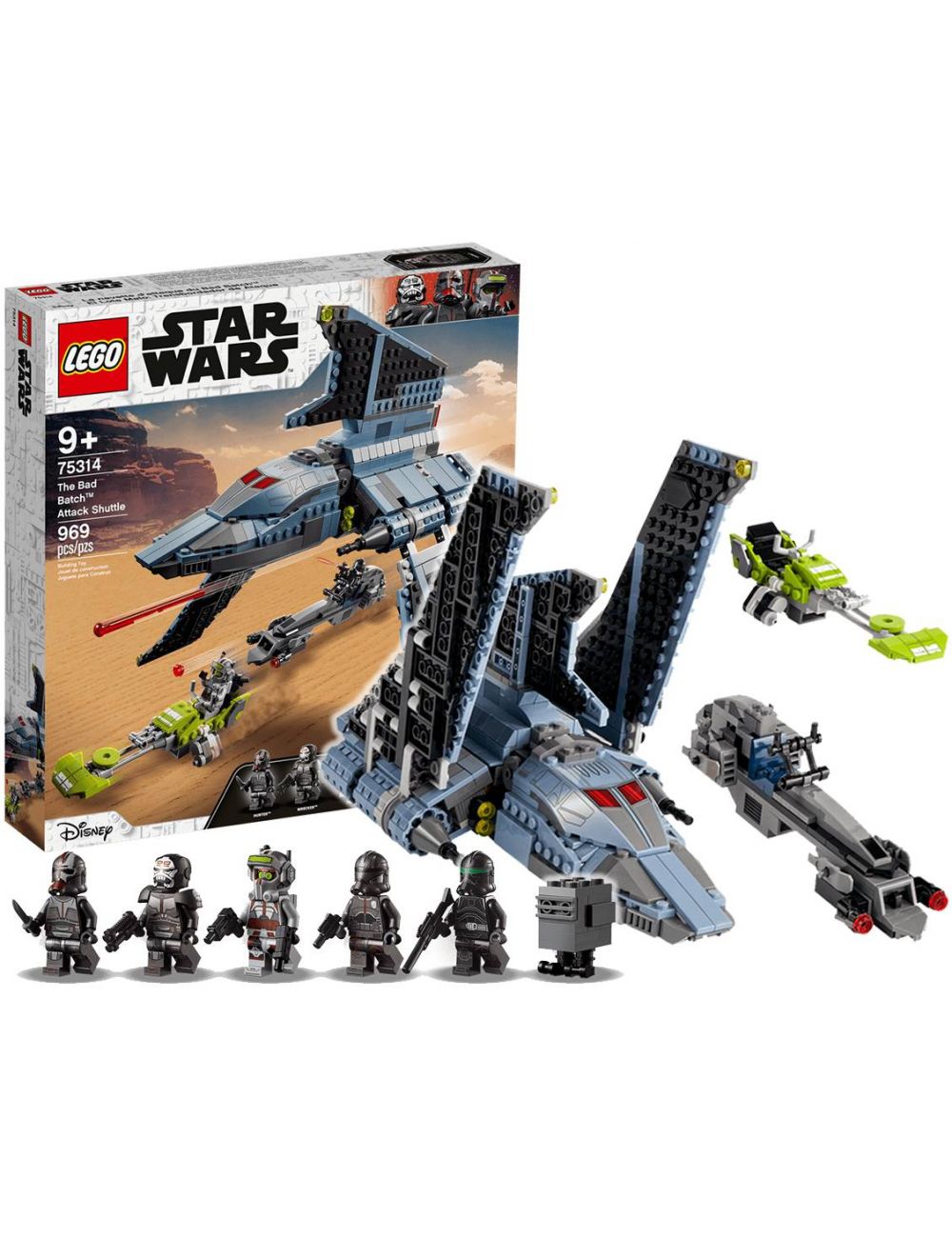 LEGO Star Wars Prom Szturmowy Parszywej Zgrai 75314