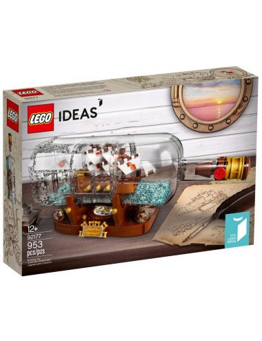 LEGO Ideas Statek w Butelce Zestaw Klocki 92177