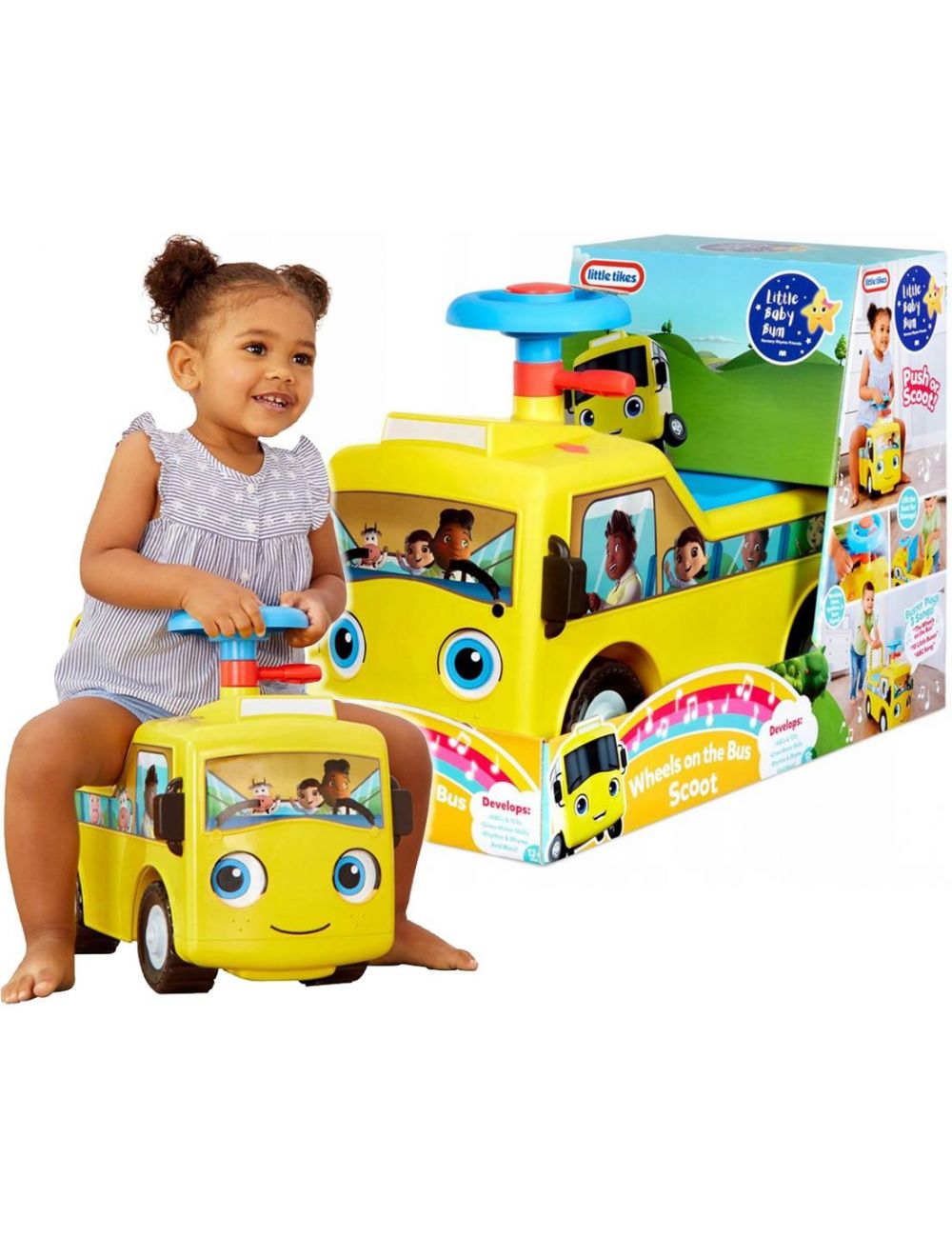 Little Tikes Baby Bum Jeździk Interaktywny Pchacz Autobus 651083 Little Tikes Baby Bum Jeździk Interaktywny Pchacz Autobus 651083