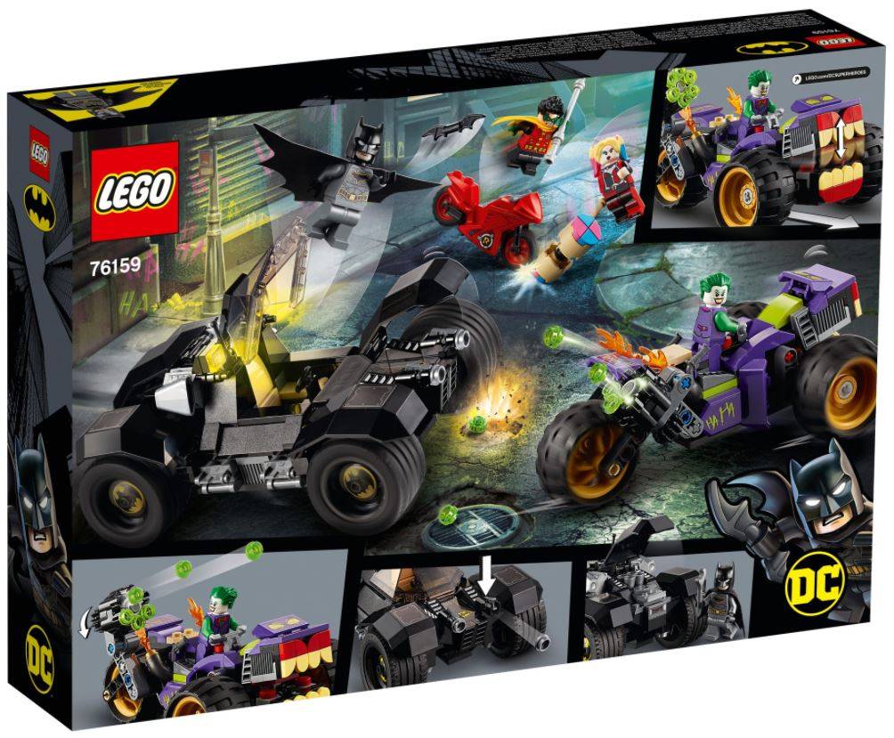 LEGO Batman Trojkolowy Motocykl Jokera 76159