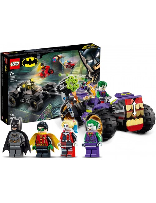 LEGO 76159 DC Batman Trójkołowy Motocykl Jokera Klocki