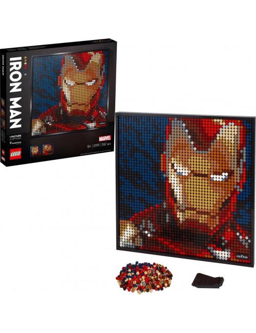 LEGO Art Iron Man z wytwórni Marvel Studios 3w1 31199