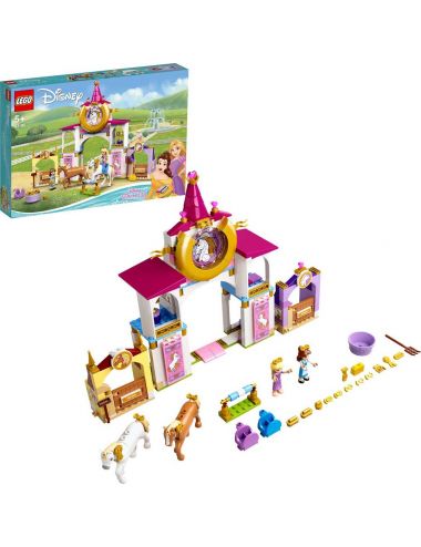 LEGO Disney Królewskie stajnie Belli i Roszpunki 43195