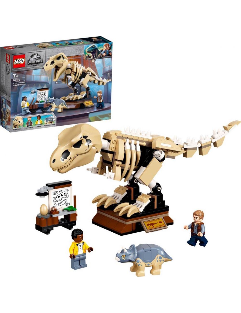 LEGO Jurassic World Wystawa skamieniałości tyranozaura76940