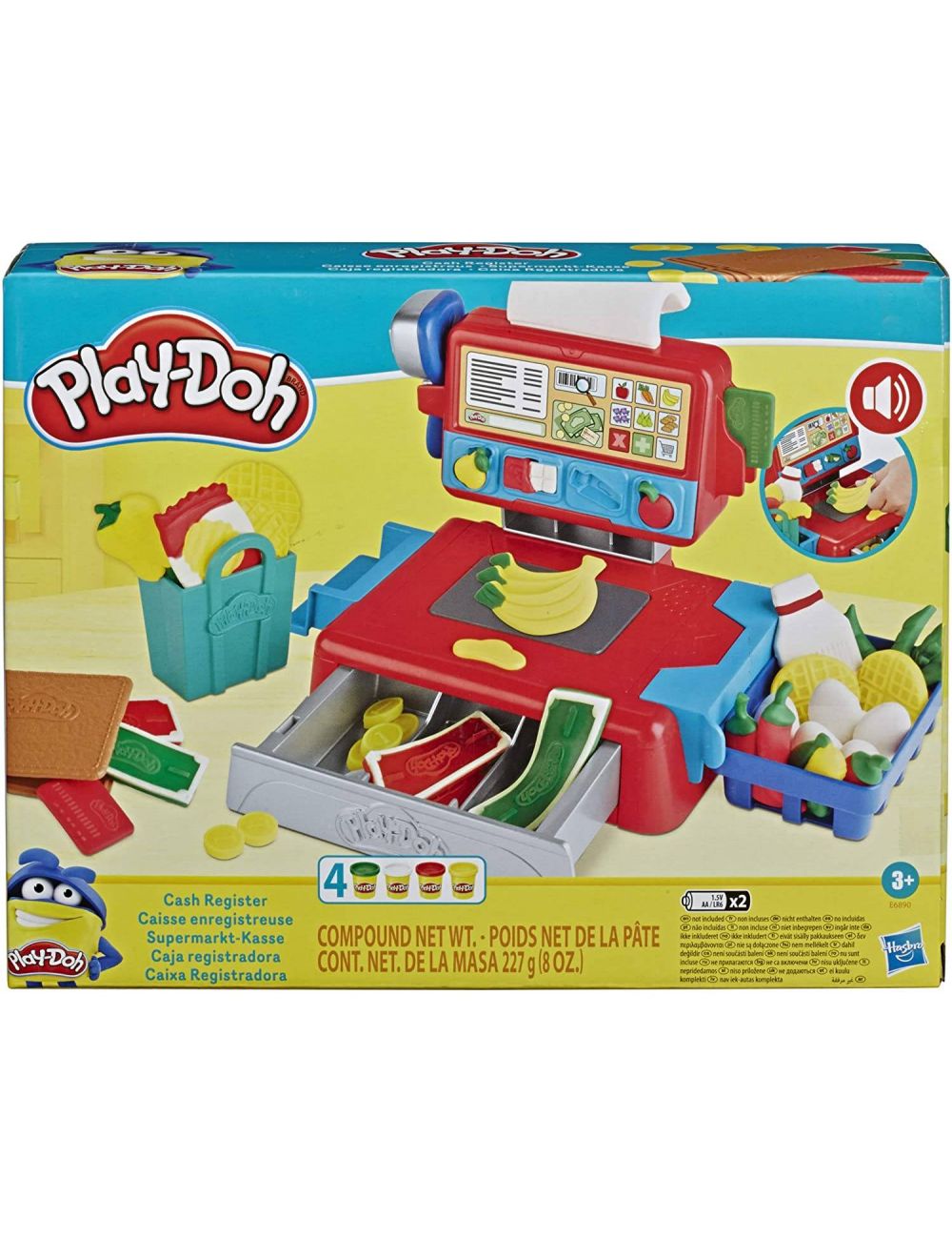 Play-Doh Kasa Sklepowa z Dźwiękiem Ciastolina Plastelina Hasbro E6890