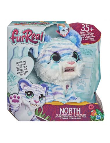 FurReal Tygrys Szablozębny North Pluszak Interaktywny Kot Hasbro E9587