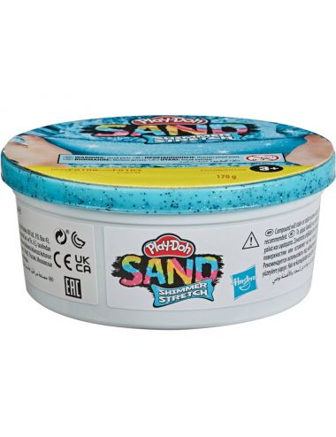 Play-Doh Sand Shimmer Stretch Brokat Tuba Niebieski Hasbro F0106