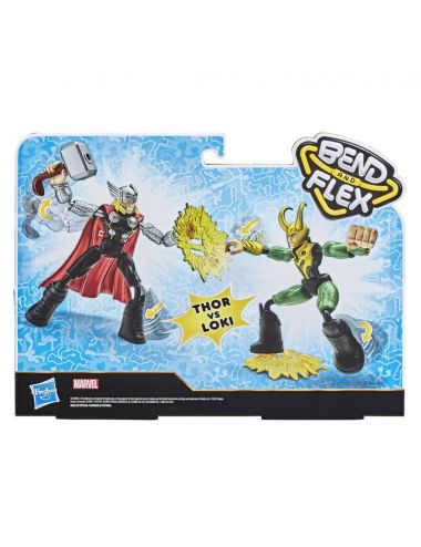 Hasbro Bend And Flex Thor i Loki Marvel Figurki Zestaw F0245