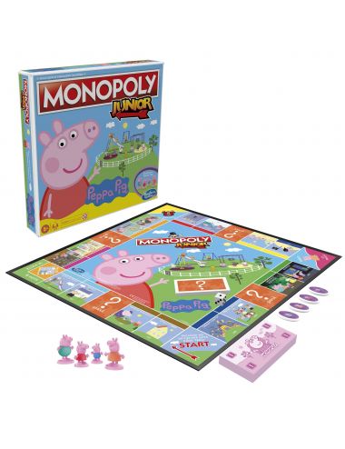 Hasbro Monopoly Junior Peppa Pig Świnka Gra Planszowa F1656