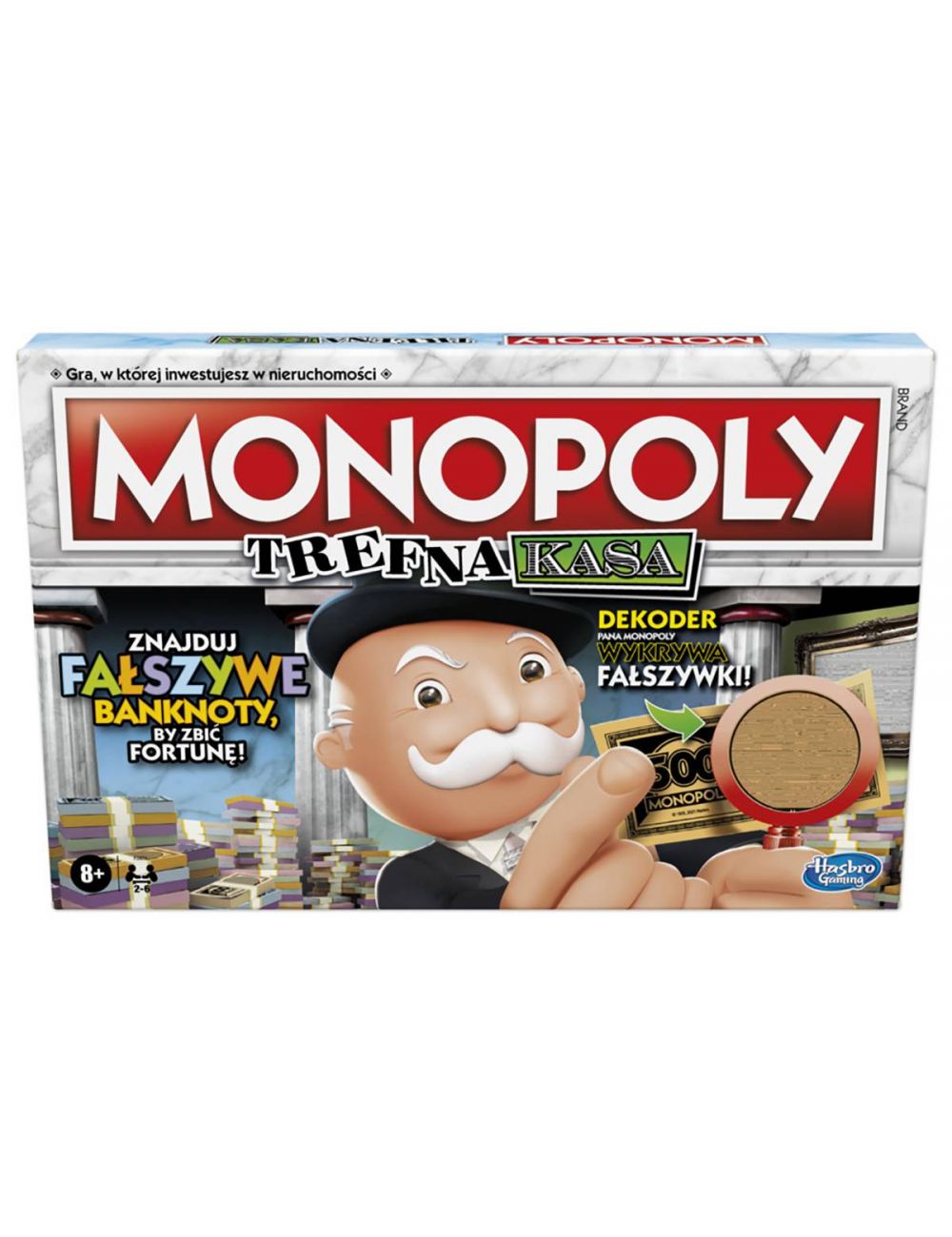 Hasbro Monopoly Trefna Kasa Gra Planszowa F2674