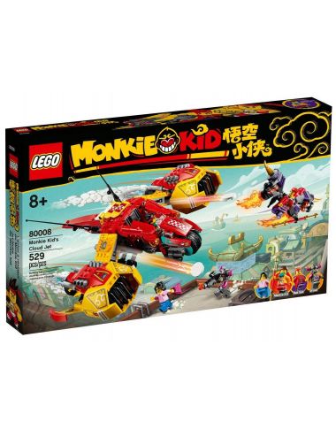 LEGO Monkie Kid Odrzutowiec Monkie Kida Zestaw 80008