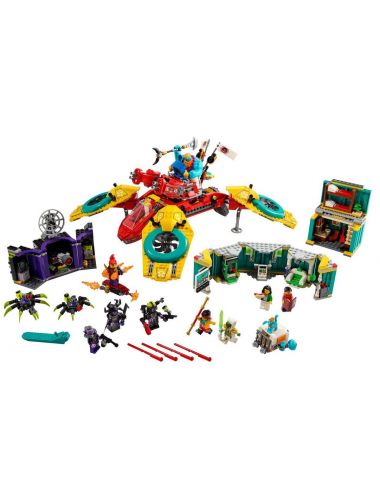 LEGO Monkie Kid Baza Dronkopter Ekipy Monkie Kida 80023