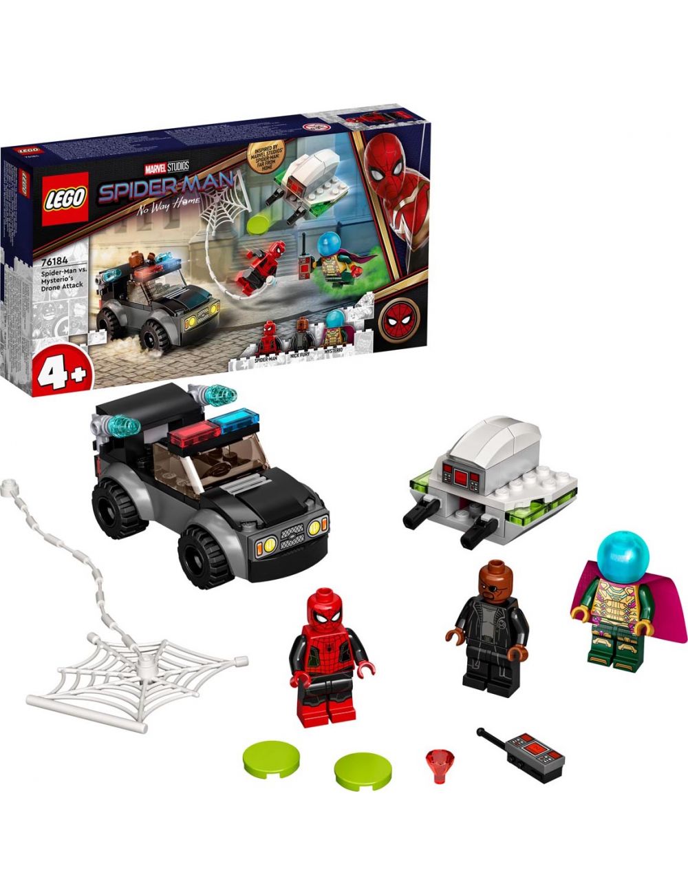 LEGO Marvel Spider-Man kontra Mysterio i jego dron 76184