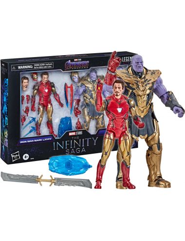 Hasbro Marvel Legends Avengers Iron Man Thanos Figurki Zestaw F0192
