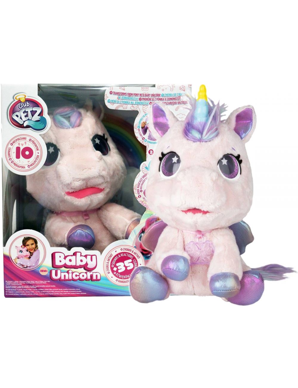 Club Petz My Baby Unicorn Jasny Różowy Interaktywny Jednorożec 093881SP