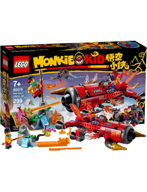 LEGO Monkie Kid Piekielny Odrzutowiec Red Sona 80019