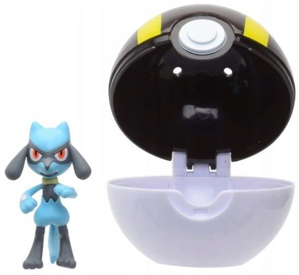 Pokemon Figurka Riolu Clip'N'Go Ultra Ball PokeBall W9 0144