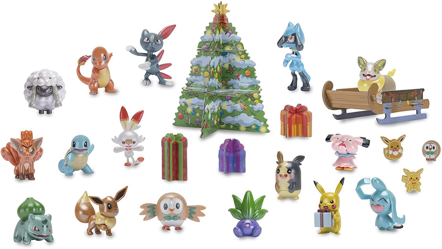 Pokemon Kalendarz Adwentowy Figurki Zestaw 24 Niespodzianki 2351