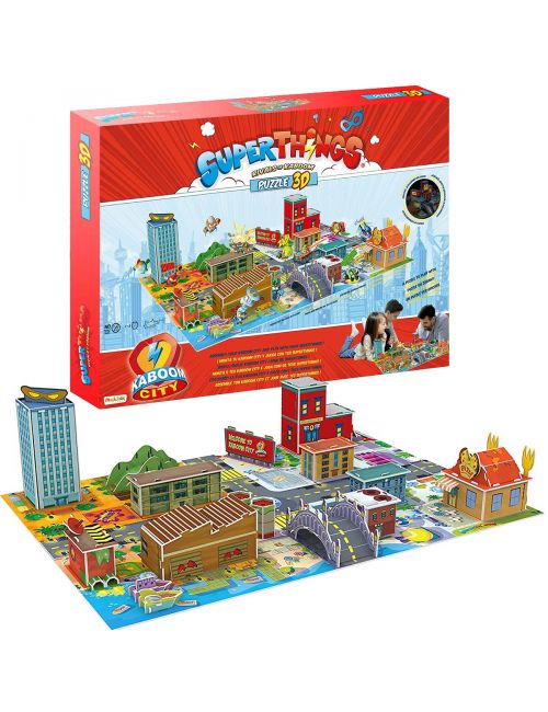 SuperThings Kaboom City Puzzle 3D miasto