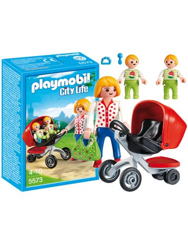 Playmobil City Life Wózek Dla Bliźniaków Zestaw Klocki 5573