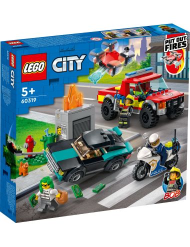 LEGO City Akcja Strażacka i Policyjny Pościg Zestaw 60319