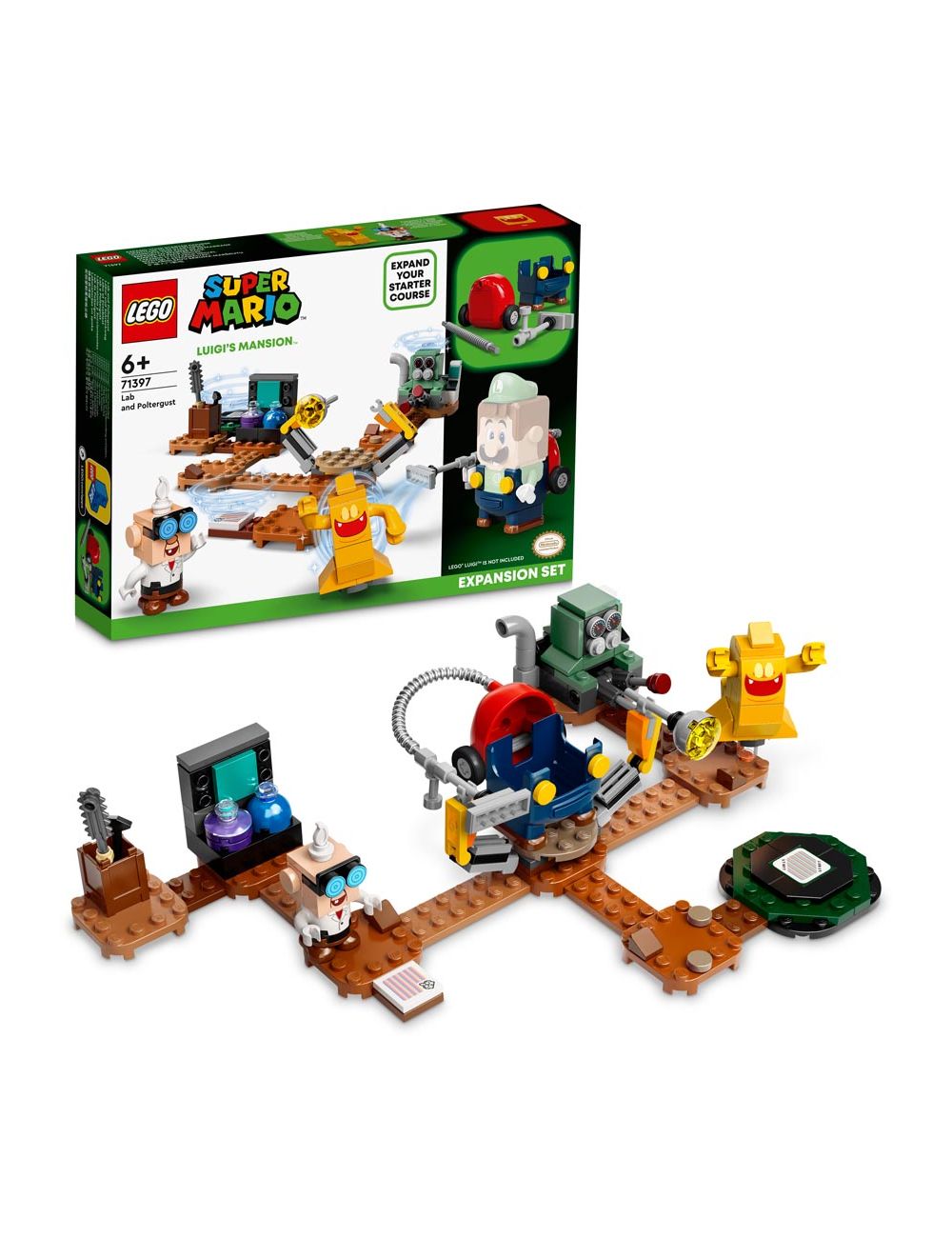 LEGO Super Mario Zestaw rozszerzający Laboratorium w rezydencji Luigiego i Poltergust 71397