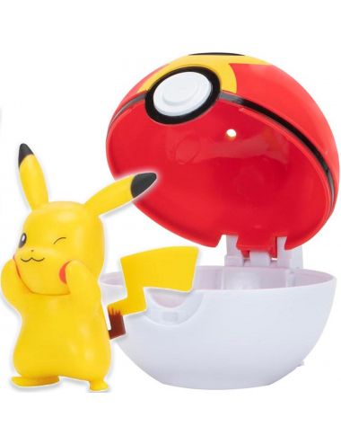 Pokemon PokeBall Figurka Clip'N'Go Pikachu Zestaw 0159