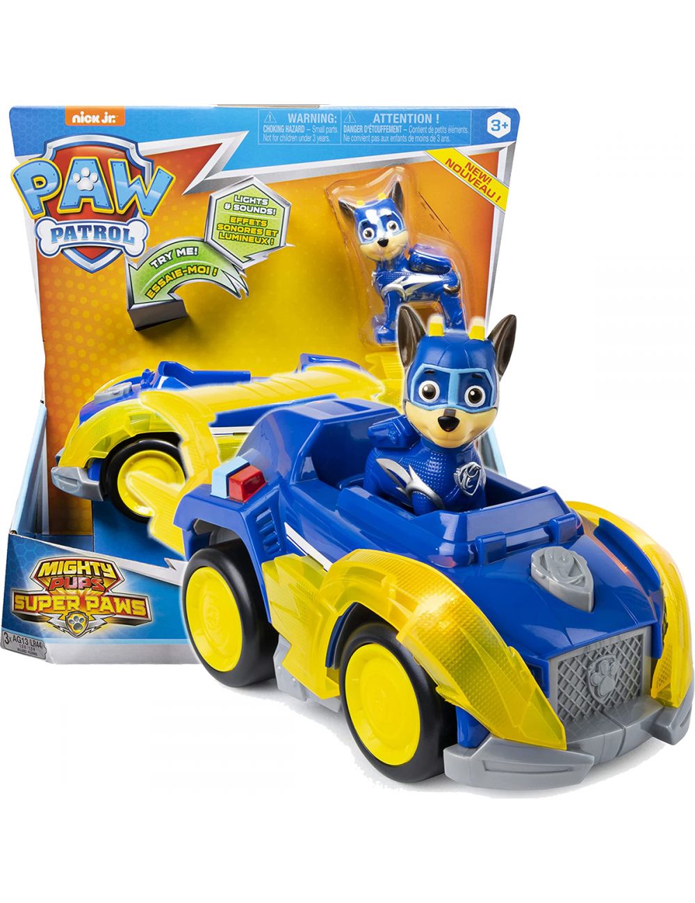 Spin Master Psi Patrol Mighty Pups Super Pups Chase Deluxe Vehicle Pojazd z Figurką