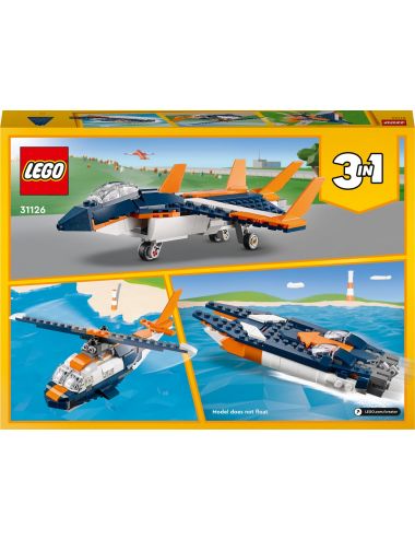 LEGO Creator Odrzutowiec naddźwiękowy 3w1 31126