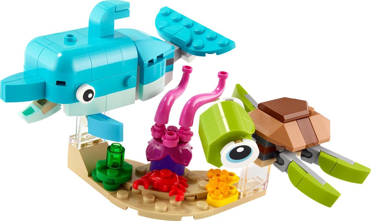 LEGO Creator Delfin i żółw 3w1 31128