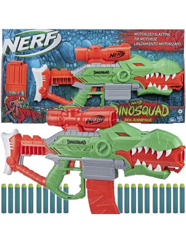 Hasbro Nerf DinoSquad Rex-Rampage Wyrzutnia Karabin F0807