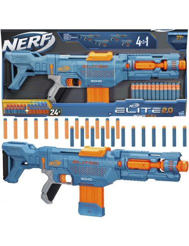 Nerf Elite 2.0 Echo CS-10 Wyrzutnia 4w1 Pistolet Hasbro E9533