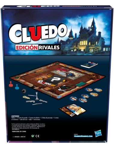 Cluedo Gra Planszowa Edycja dla Rywali Hasbro E9269
