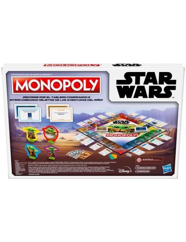 Monopoly Gra Planszowa Star Wars Baby Yoda Mandalorian Hasbro F2013