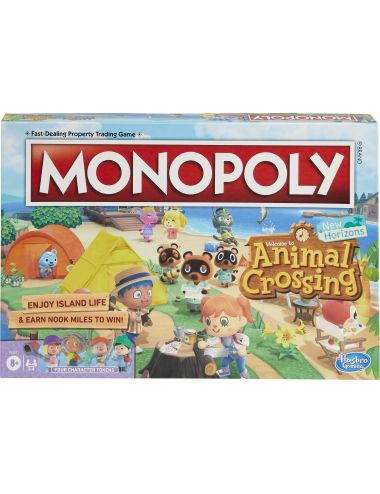 Monopoly Gra Planszowa Animal Crossing New Horizons Nintendo Hasbro F1661