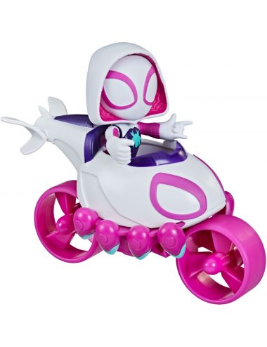 Marvel Spidey Amazing Friends Figurka Ghost Spider Z Pojazdem Hasbro F1942