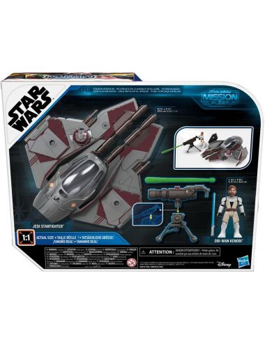 Star Wars Mission Fleet Myśliwiec Jedi Starfight Figurka Obi-Wan Kenobi Hasbro F1136