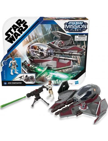 Star Wars Mission Fleet Myśliwiec Jedi Starfight Figurka Obi-Wan Kenobi Hasbro F1136