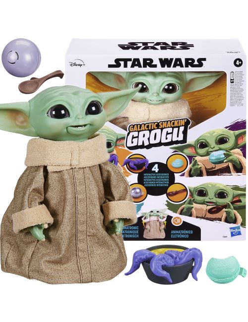 Star Wars Mandalorian Grogu Baby Yoda Figurka Interaktywna Hasbro F2849