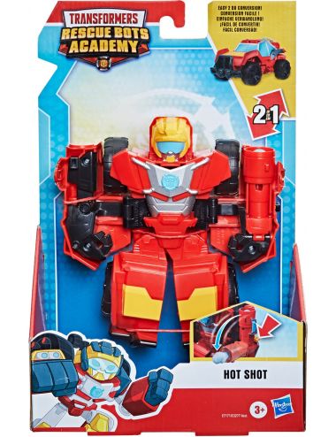 Transformers Rescue Bots Academy Hot Shot 2w1 Pojazd Figurka Hasbro E7171