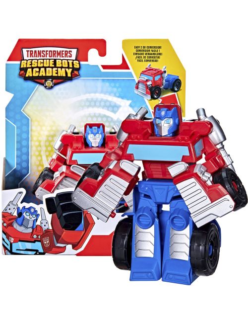 Transformers Rescue Bots Academy Optimus Prime 2w1 Pojazd Mini Figurka Hasbro E8107