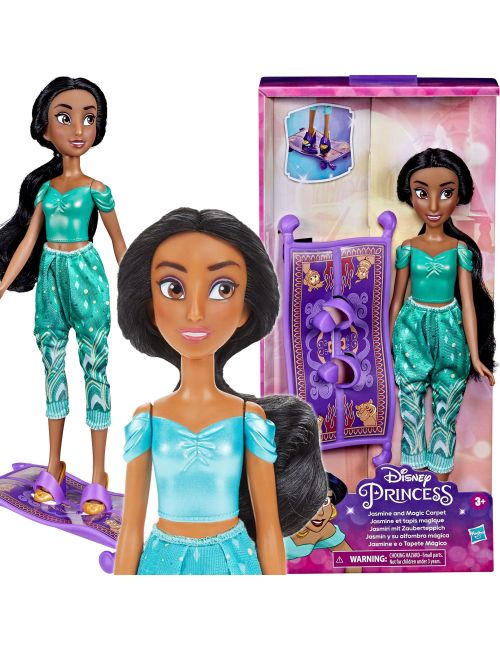 Disney Princess Lalka Jasmine i Magiczny Dywan Hasbro F3388