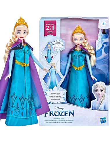 Frozen Lalka Kraina Lodu Elsa Królewska Przemiana Hasbro F3254