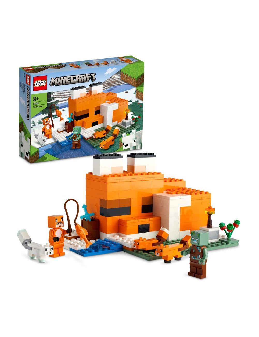 LEGO Minecraft Siedlisko lisów 21178