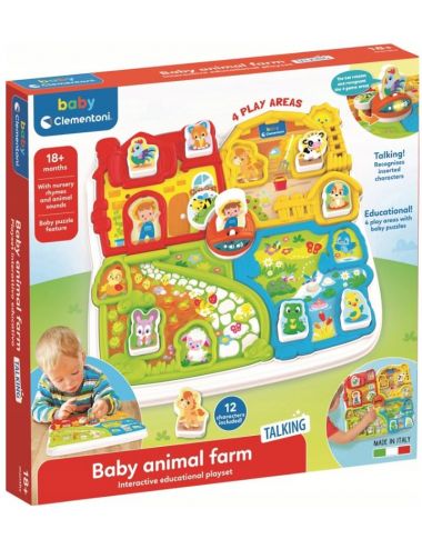 Clementoni Baby Interaktywna Farma Zwierzątka Puzzle 17723